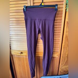 Lululemon Burgundy/Maroon High waisted Align Leggings size 8 women’s